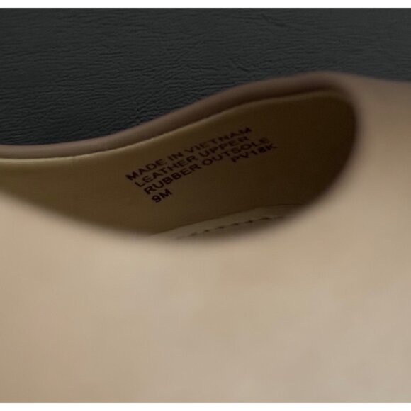 Michael Kors Dorothy flex pump Womens khaki Pointed Toe Leather Heels Size 9M - Picture 5 of 11